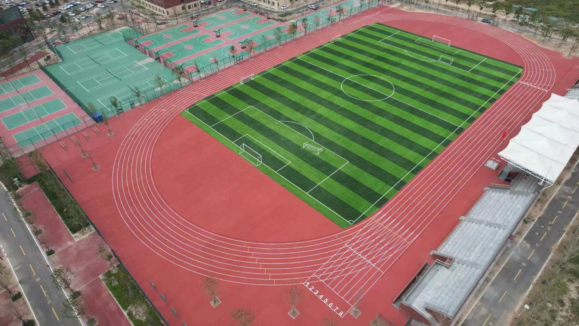 湛江市足球场人造草坪健身步道 - 排名